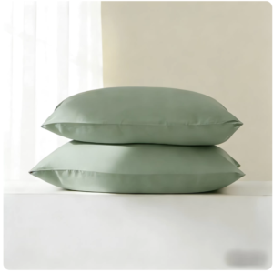 Lot of 2 Bamboo Cooling Pillowcase Set – Ultra Soft & Breathable Pillowcases