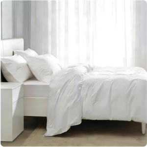 Bamboo Cooling Duvet Cover Set – Ultra Soft Breathable Bamboo Bedding with Fitted Sheet & Pillowcases