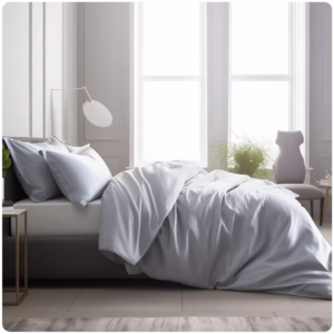 Bamboo Fitted Sheet – Ultra Soft & Breathable Deep Pocket 35 cm Bed Sheet