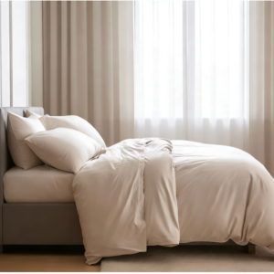 Parure de Lit en Bambou – Ensemble de Literie 4 Pièces Ultra Doux et Respirant